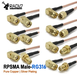 SMA Antenna cable RG316 SMA to RP-SMA Male & Female Connector RF Pigtail gsm extension cable for wifi antenna WIFI/GSM/3G/GPS/4G