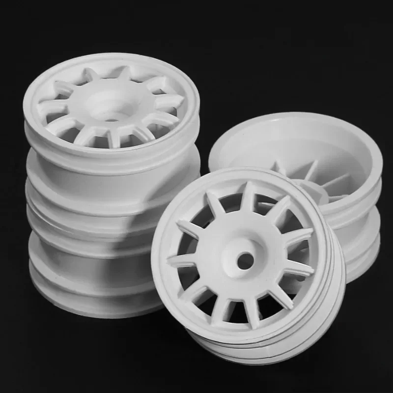 4 Pezzi Ruote da Corsa in Plastica 42mm 51394 per Auto RC TAMIAY M03 M04 M05 MB01 MF01 XM01 SW01 T301 1/14 MJX 14303 14304