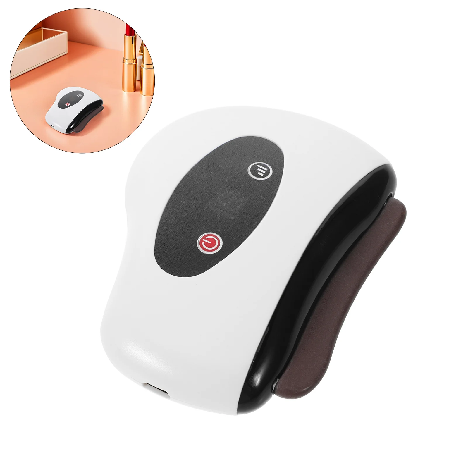 

Portable Foot Massager Machine Heated Electric with 9 Intensity Levels Red for Reflexology and Deep Tissue Muscle