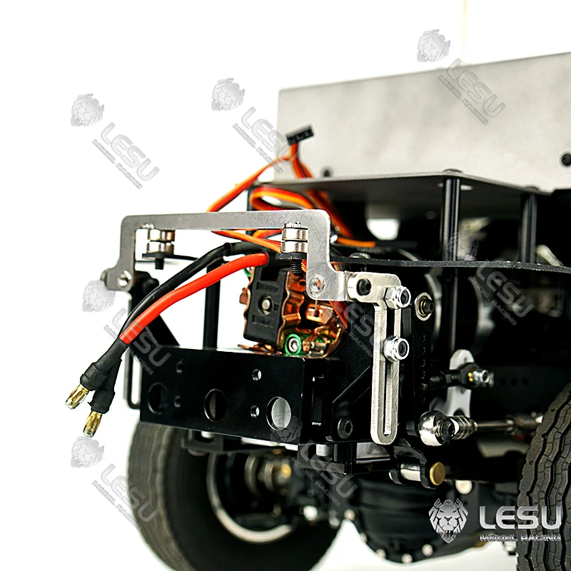 LESU معدن 6*6 RC هيكل محرك سيرفو ل 1/14 Tamiyaya Fh16 راديو التحكم شاحنة جرار نموذج سيارة اللعب في الهواء الطلق