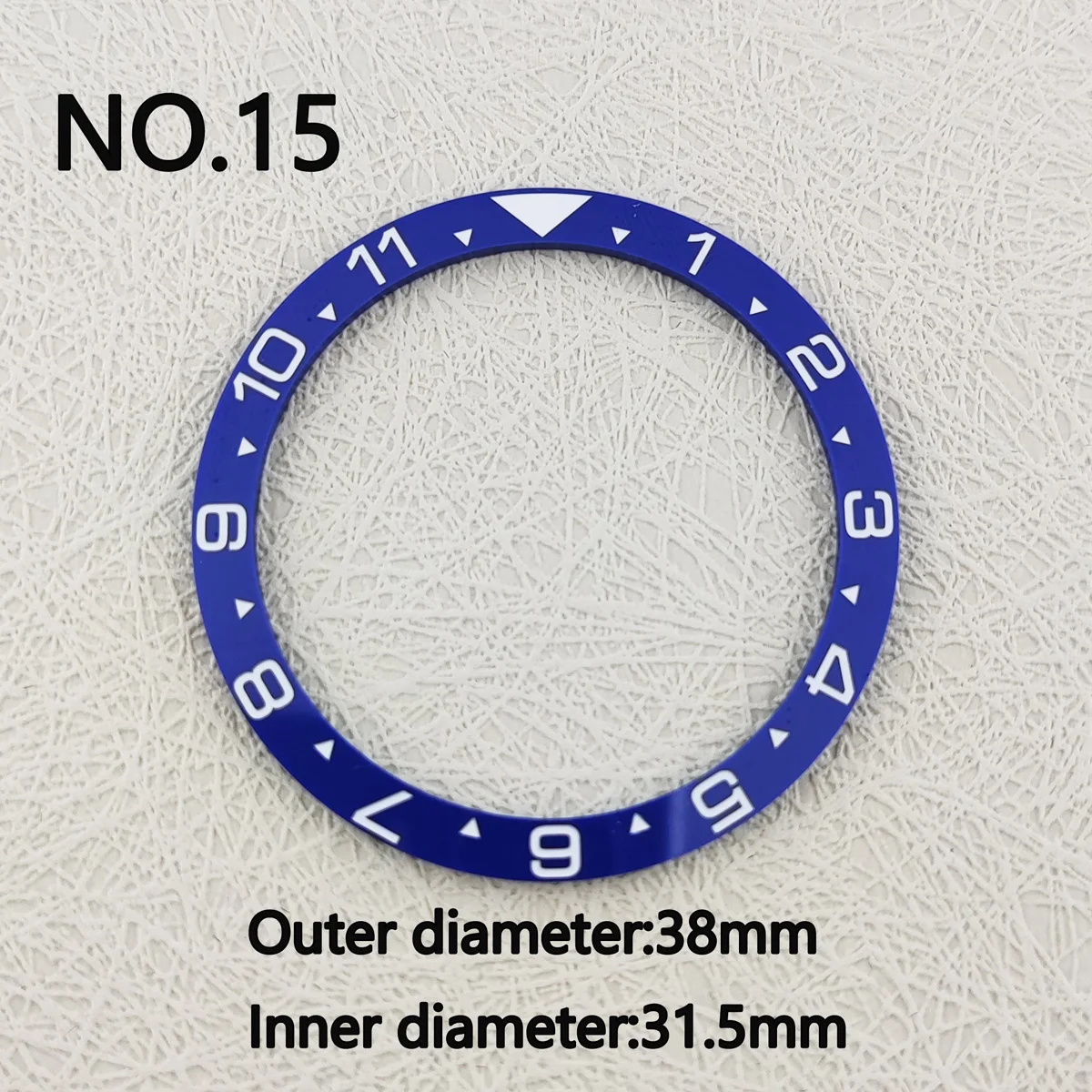 Плоская керамическая вставка для рамки 38 мм * 31,5 мм изменение для часов SKX007 запасные части для часов светящиеся кольца наклейки