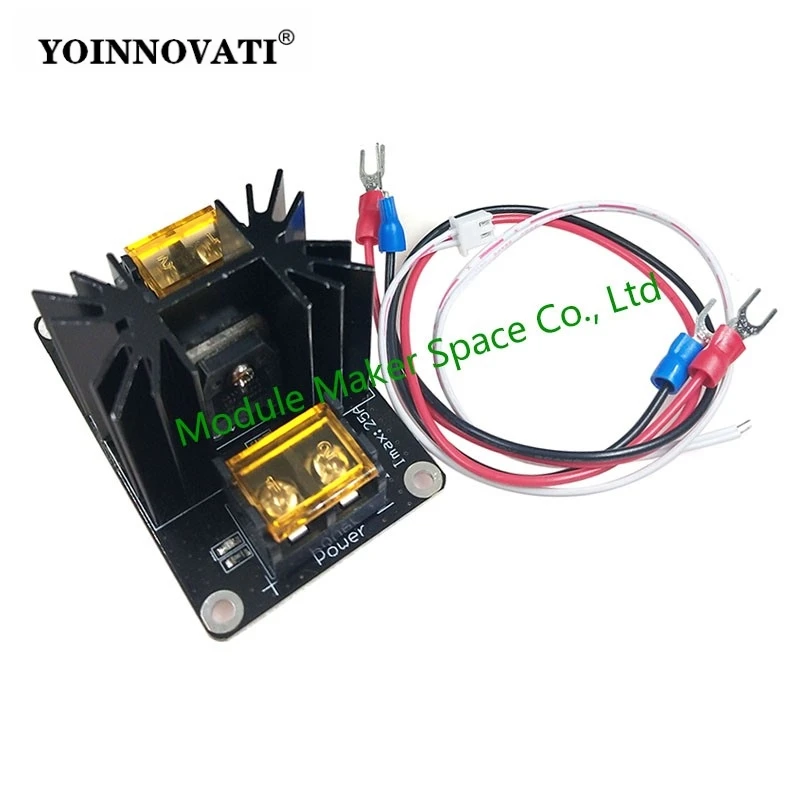 3D Printer Part 30A Heat Bed Power Module Hot Bed Power Expansion Board High Current Load Module Mos Tube with Cables