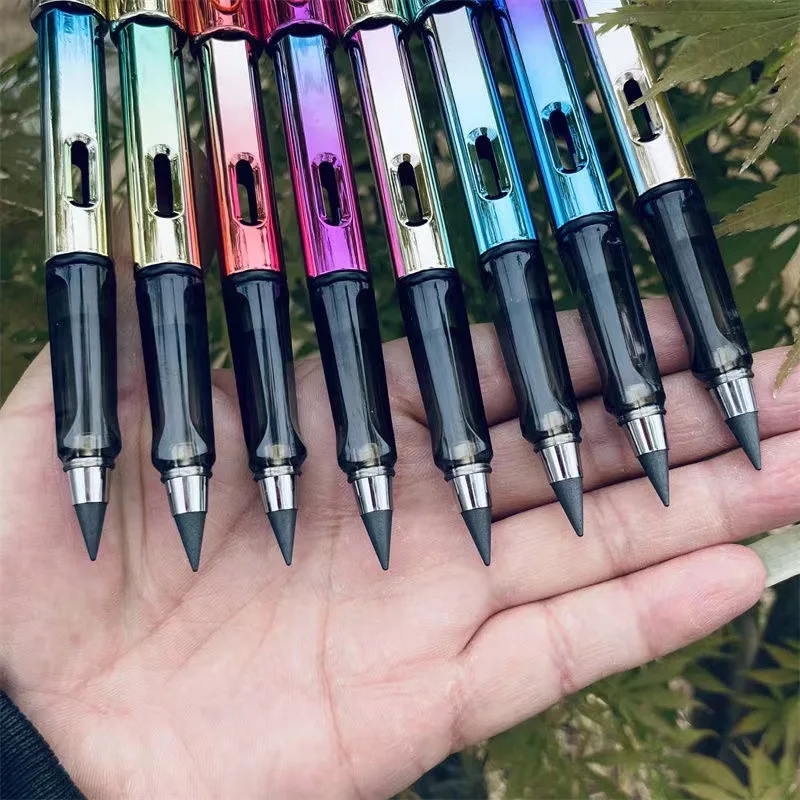 Imagen 3: Recambios duraderos para lápiz eterno, puntas de lápiz reemplazables negras, 5 uds.