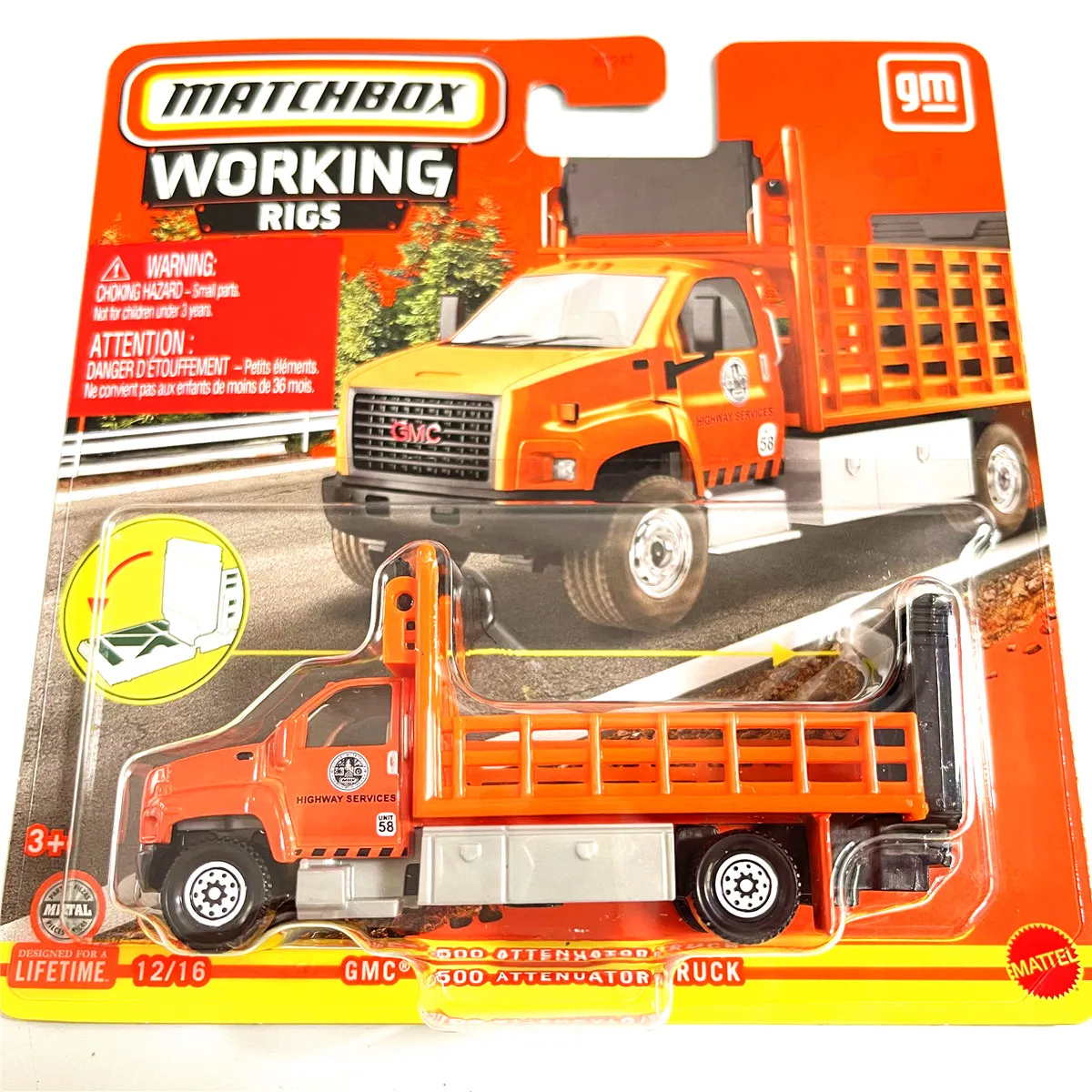 2024 N3242X MATCHBOX 1:64 CEMENT king western star garbage king xl GMC attuntaeor truck car model toys gifts