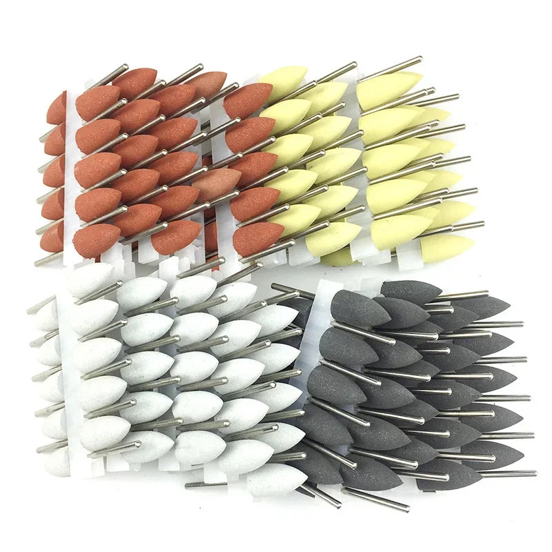 50pcs/set 2.35mm dental silicone Rubber polishers burs Teeth Whitening Equipment dental polishing