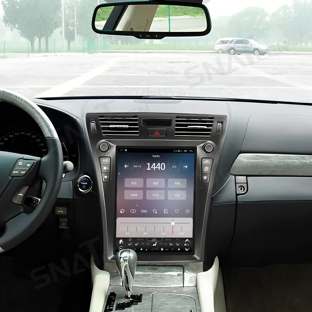 13 Inch HD Smart Large Screen Android Auto Wireless CarPlay GPS Navigation Car Radio Head Unit For Lexus LS400 2006-2012
