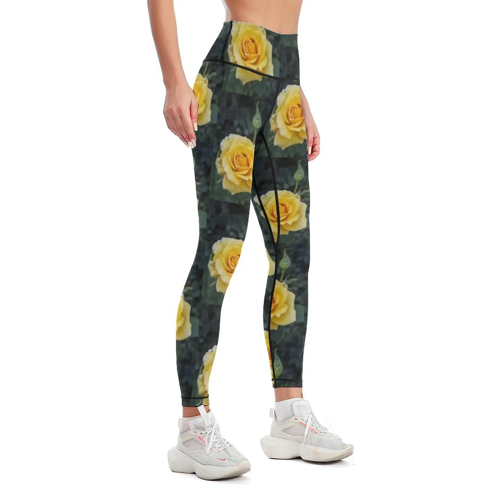 ?Yellow Rose of Texas? Leggings gym womans gym wear sport legging Womens Leggings