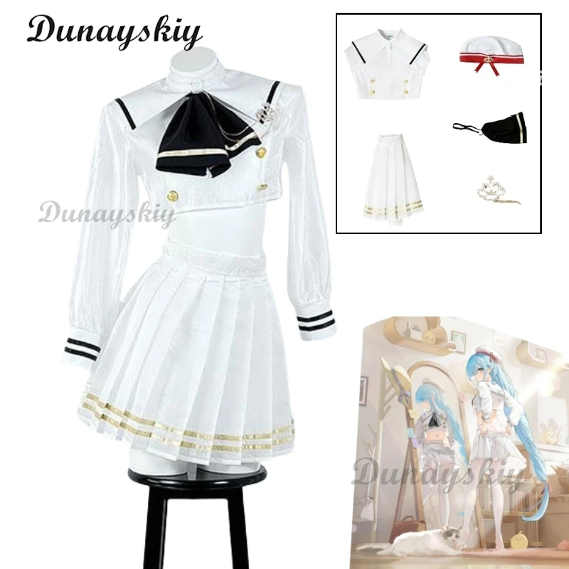 

Игра Azur Lane Janus Сексуальная школьная форма JK Официальный костюм для косплея Сексуальная летняя юбка Аниме Игра Униформа моряка