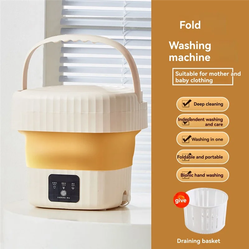 الصيف بيع غسالة قابلة للطي سعة كبيرة قابلة للطي غسالة صغيرة صغيرة غسل الجوارب غسالة الولايات المتحدة التوصيل