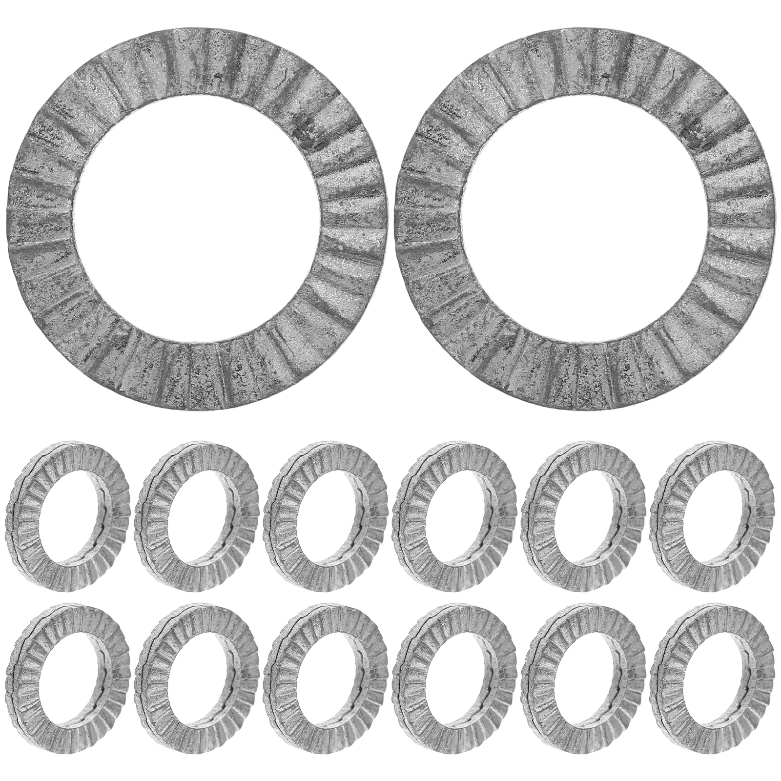 

20pcs Wedge Locking Washer Set M10 Heavy Duty Anti-Loose Safety Washers For Screws Bolts Secure Fastening Industrial Home
