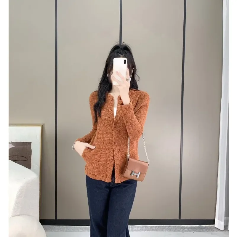 

SMVP женская куртка 2021, весна-осень, новая однобортная однобортная однобортная куртка с круглым вырезом в стиле ретро, корейская модная повседневная женская куртка