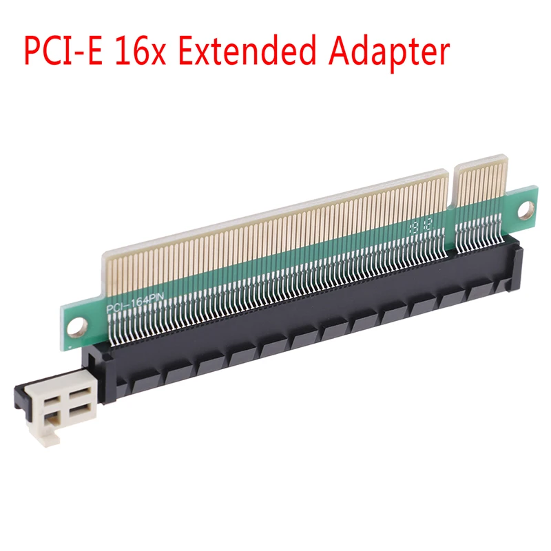 PCI-E 16X macho para fêmea riser, adaptador estendido para 1U 2U 3U IPC Chassis, alta qualidade, novo, 1Pc