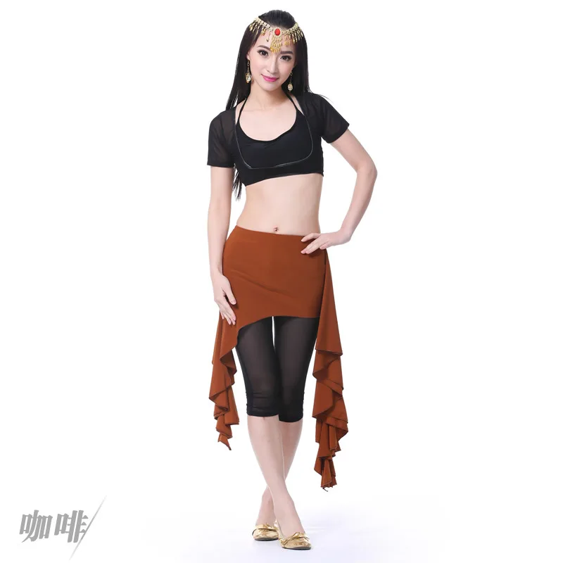 

Crystal cotton waist skirt, practice clothes set, belly dance hip towel, belly dance belt, practice clothes, hip towel