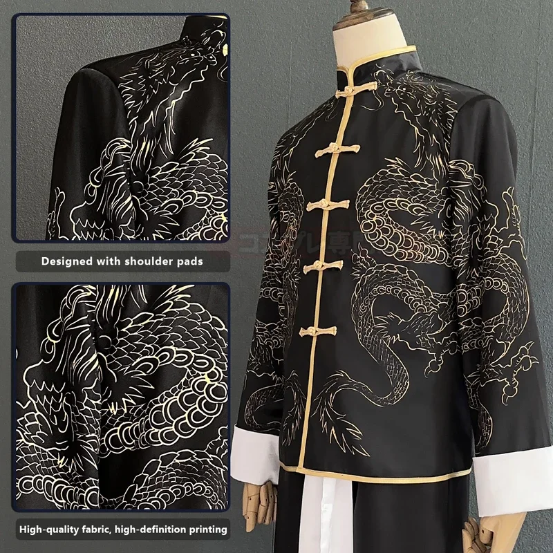 FC6HOLOUN Mob 100 Anime Reigen Arataka Cosplay China Costume Kung Fu Tang Suit Outfit Stage Uniform Gift Halloween Christma@FC8!