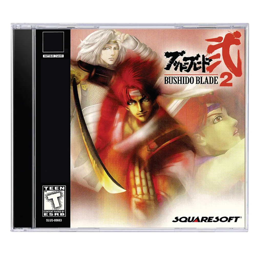 

PS1 Bushido Blade 2 With Manual Copy Disc Game Unlock Console Station 1 Retro Optical Driver Video Game accessories