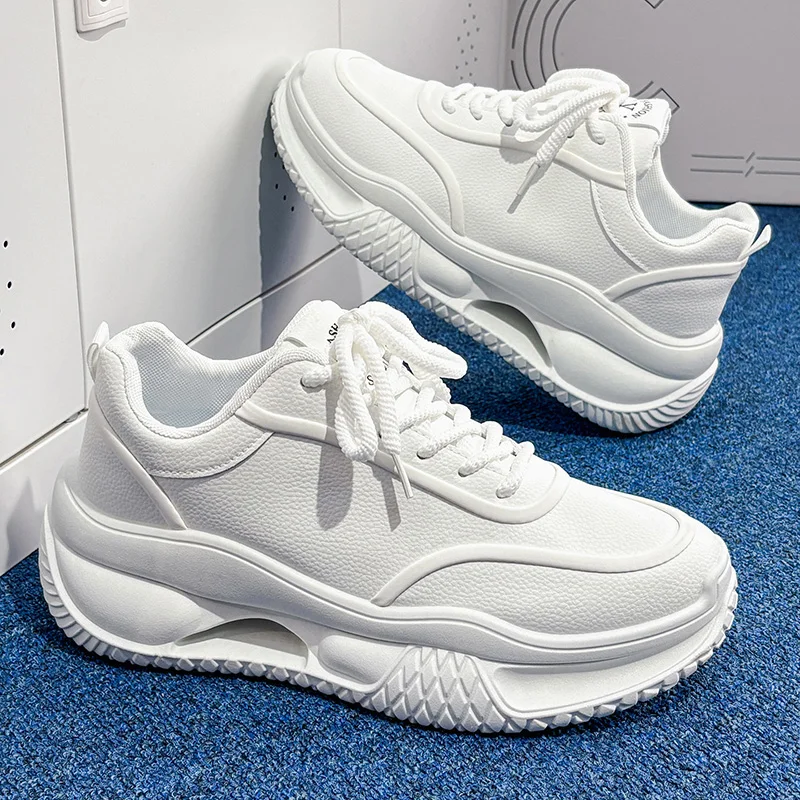 

New Men Shoes Casual Sneakers Leather Shoes Men's Spring Autumn Lightweight Soft Sole Anti slip Daily Life Walking Shoes