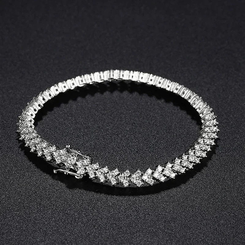 Thumbnail 2 - #63 Latest Moissanite Tennis Bracelets Offers