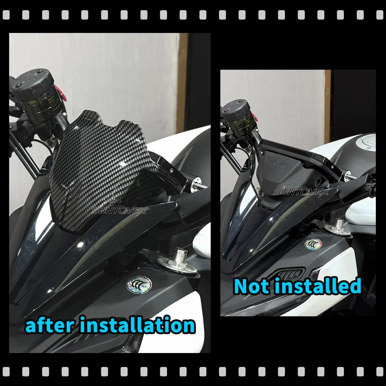 For CFMOTO 675NK 2025 2026 Motorcycle Front Sports Windscreen Wind Deflector Windshield Meter Visor Protector CF MOTO 675 NK
