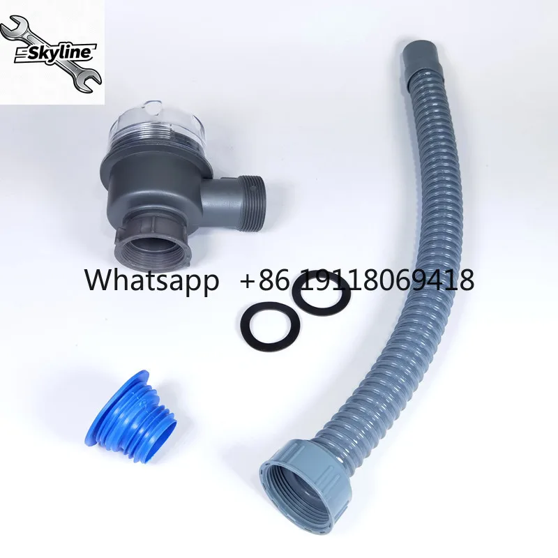 Transparent deodorant kitchen sink sewer hose 45/56/58 thread  removable drain pipe