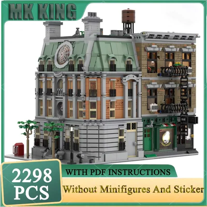 

Строительные блоки Moc Sanctum Sanctorum, расширение квартиры, модель здания, технология, кирпичи, сделай сам, сборка, игрушки, подарки