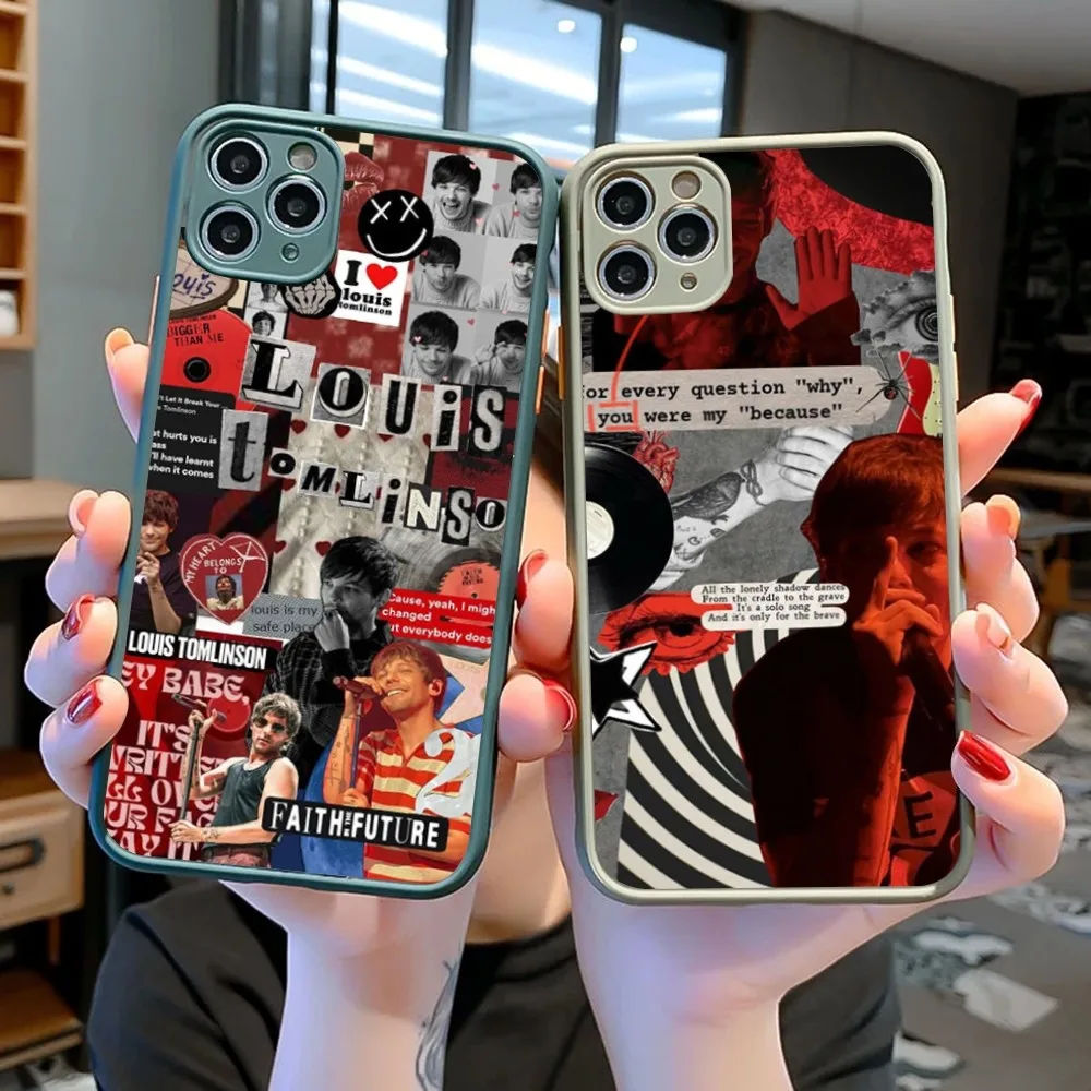 L-Louis Singer T-Tomlinson Phone Case For IPhone 14 11 12 13 Mini Pro Max 8 7 Plus X XR XS MAX Translucent Matte Cover