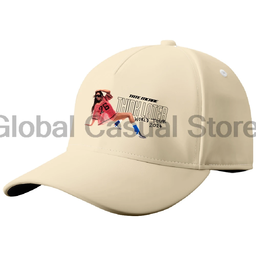 

Tate McRae Think Later World Tour 2024 Merch Baseball Caps For Women Men Trucker Hats Summer Outdoor Sports Sun Cap