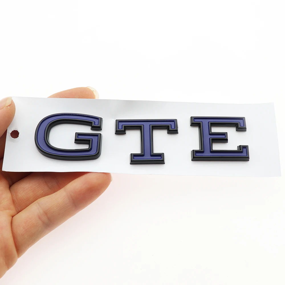 ملصق شعار سيارة ABS GTE ثلاثي الأبعاد ، شارة مصد الذيل ، شعار صندوق السيارة الخلفي ، إكسسوارات ، DZ