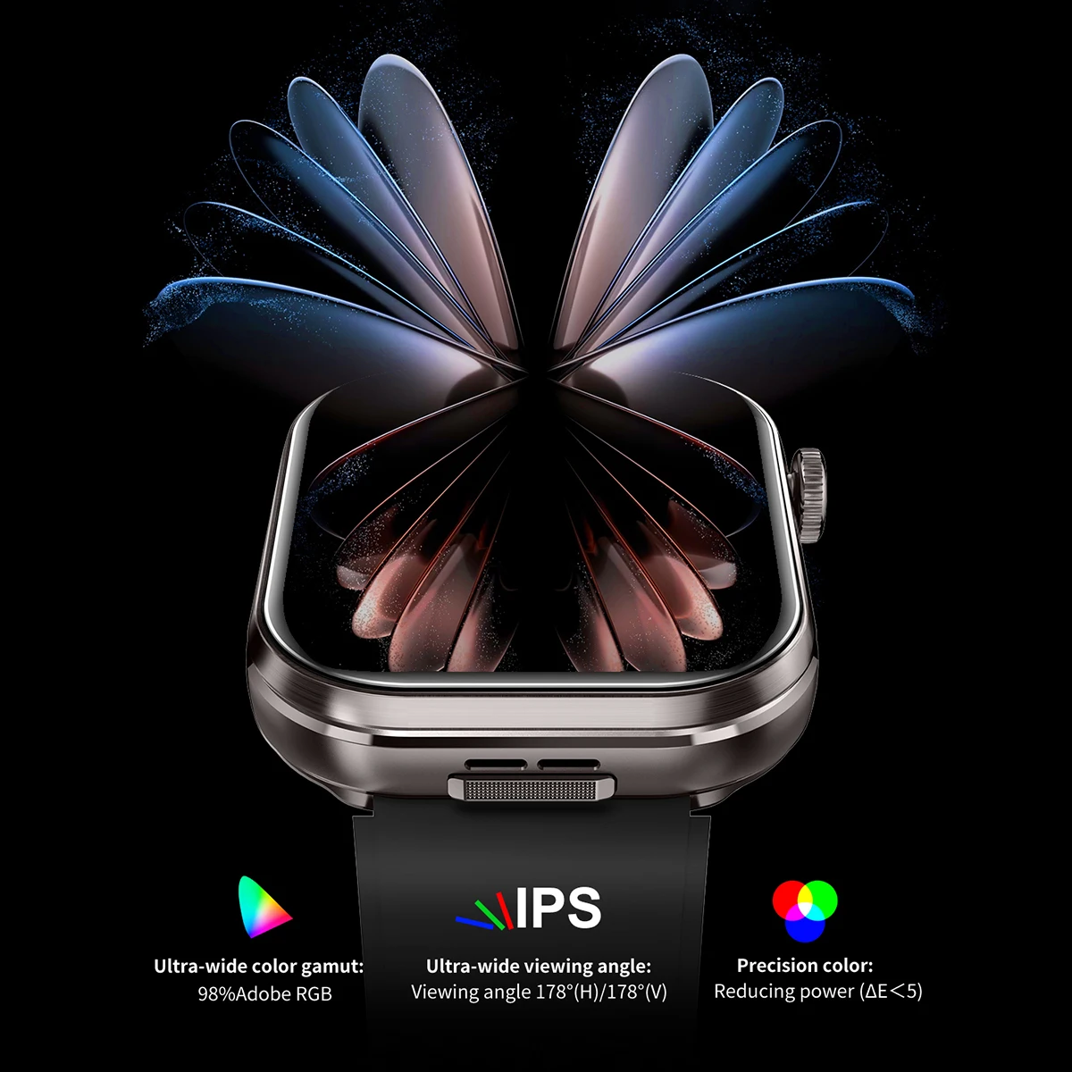 Rainbuvvy T99 TWS Smart Watch Build-in Earbuds 2.02inch Screenrt 2 IN 1 Wireless Earphones Blutooth Call Calories Smartwatch