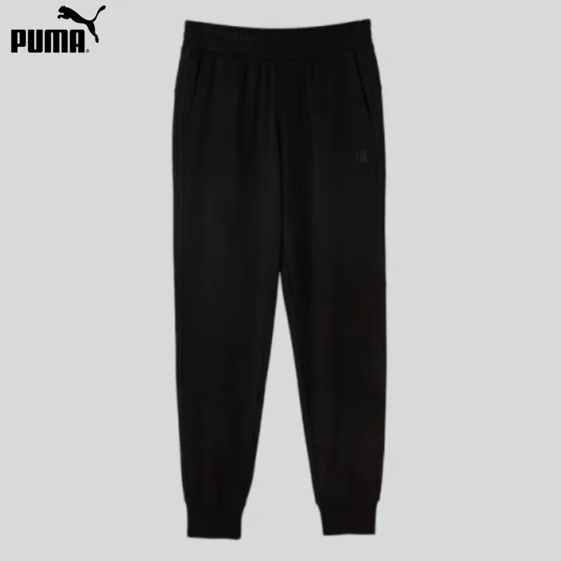 PUMA Men's Spring Classic Loose and Simple Small Letter Printing Sports Knitted Trousers 846420-01