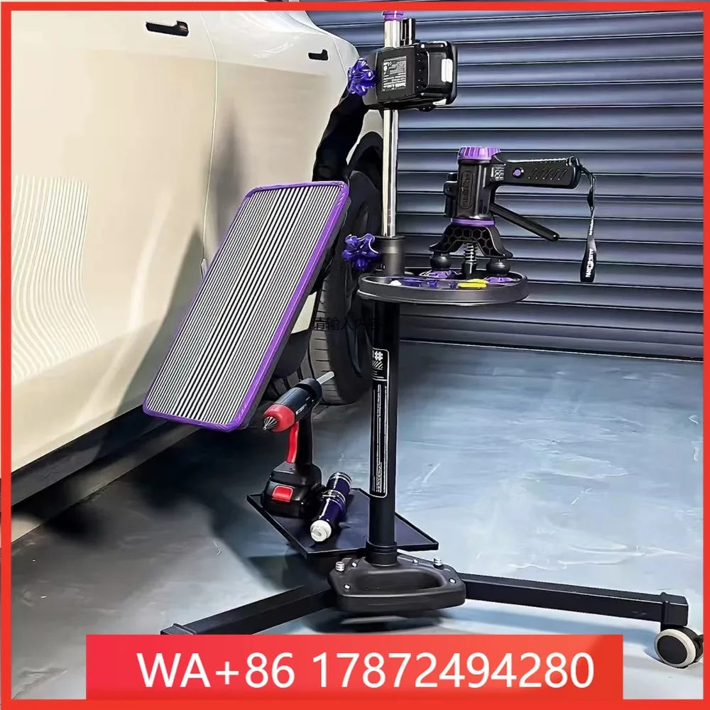 Car Dent Repair Leveling Light Dent Detection Light Small Bracket Portable Car Maintenance Tools Suction Cup 40*20cm