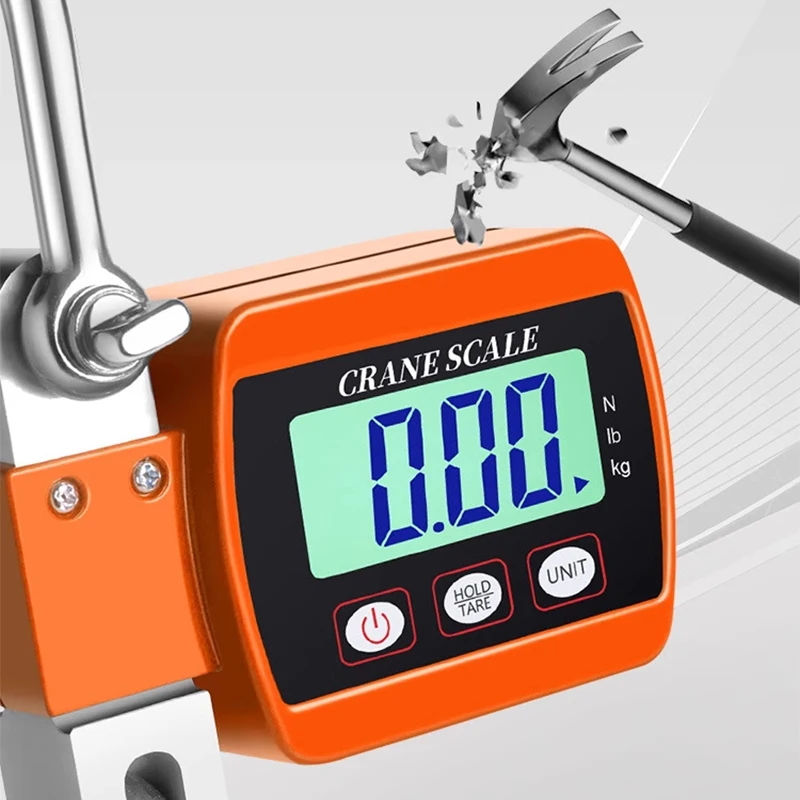 Electronic Hook Scale Digital Display 500KG Handheld Electronic Scale Electronic Balance Industrial Weighing Scale Large Hook Sc