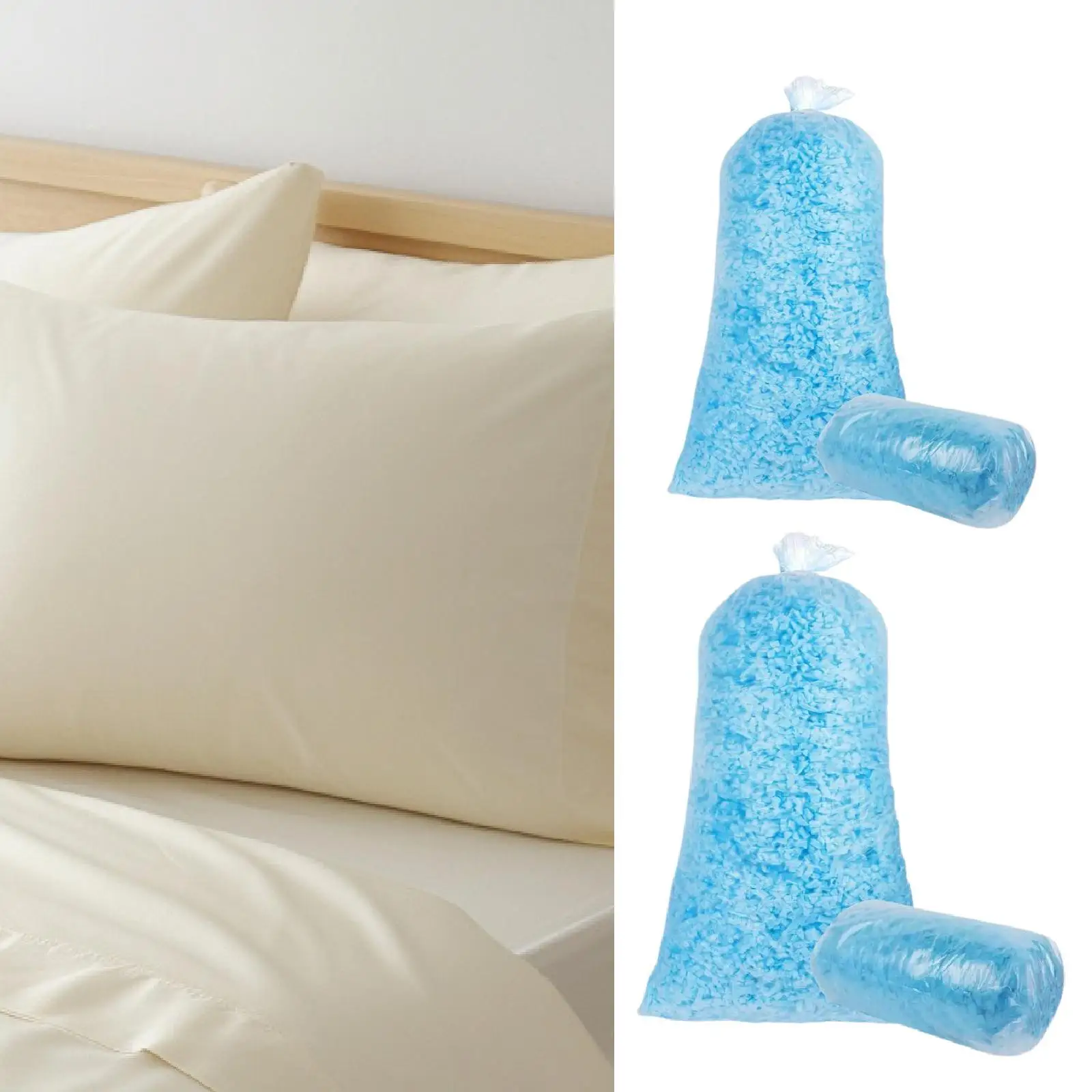 

Memory Foam Refill Supplies Memory Foam Filling for Cushion Pillows Dog Beds