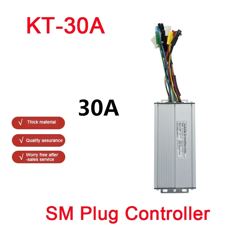 

Original Electric Bicycle Controller KT 12-Tube 36V/48V KT 30A Square Wave Controller SM Plug Bicycle accessories