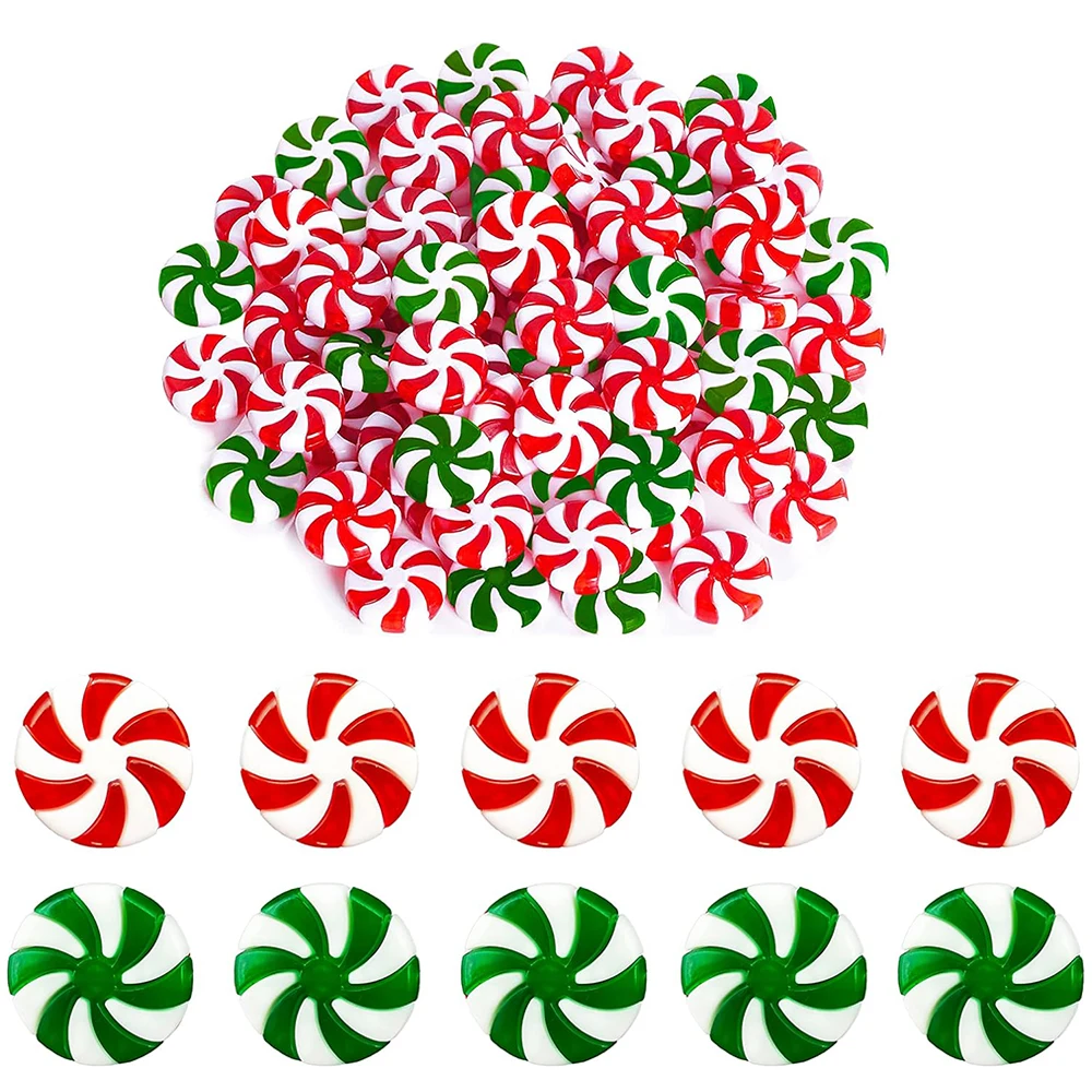 Weihnachtsdekorationen 2024, Kunststoff-Weihnachtsbonbons, hängende Ornamente für Zuhause, Party, Weihnachtsbaum, Dekore, Neujahr, Navidad-Zubehör – Detail 3