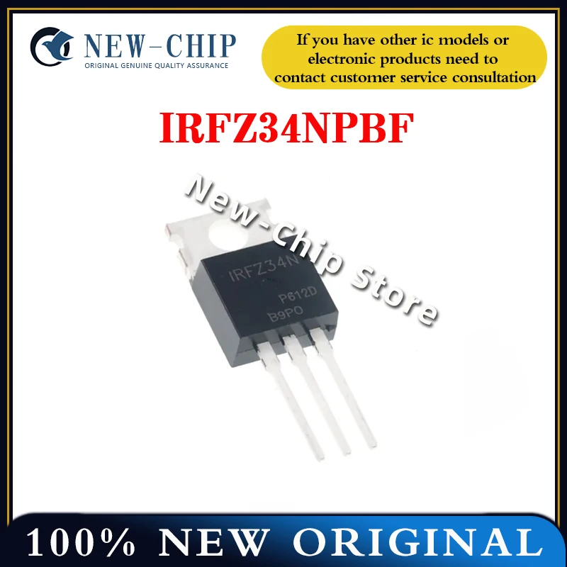 

5PCS-200PCS/LOT IRFZ34NPBF IRFZ34N TO-220 55V 29A New Original
