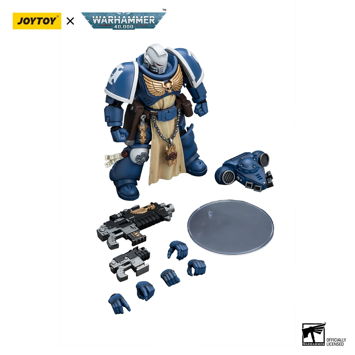 

[IN STOCK]JOYTOY Warhammer 40K Action Figure Ultramarines Sternguard Veteran 3PCS Model