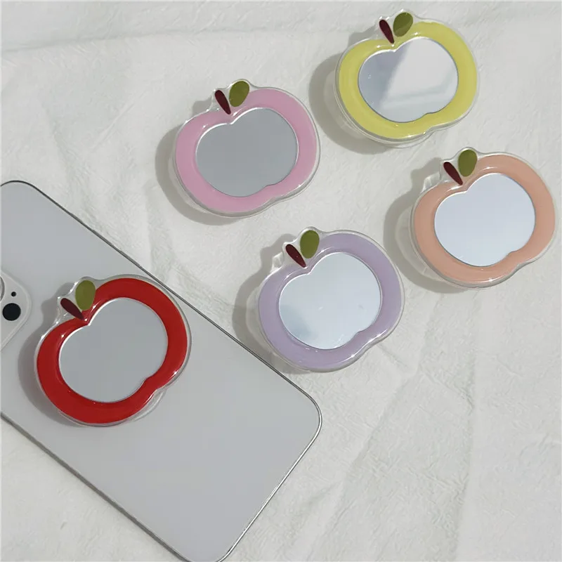 

Зеркало для макияжа Frutis, держатель-подставка для мобильного телефона, складная поддержка Tok для IPhone 16, 15, аксессуары для телефонов Xiaomi, держатель-подставка