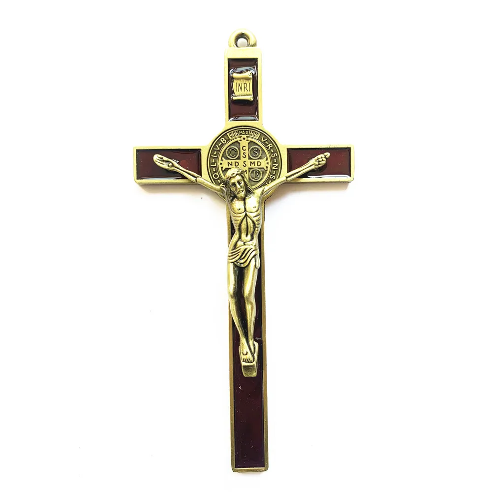 Jesus Cross Home Decoration Wall Christ Church Utensils Religion Catolica