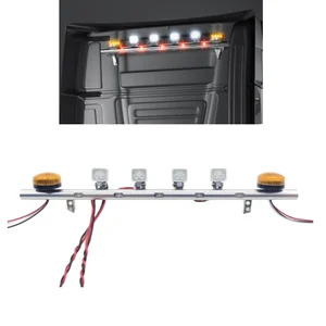 مصباح قبة Tamiya-LED Spotlight ، مصباح هندسي للجرار RC ، سكانيا أكتروس 56335 56348 فولفو ، قطع غيار شاحنات RC ، 1/14 أفضل 10 شاحنات فولفو للتحكم عن بعد - رقم 6