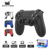 DATA FROG Bluetooth Game Controller for PS4 Slim Pro Wireless PC Dual Vibration Joystick iOS Android