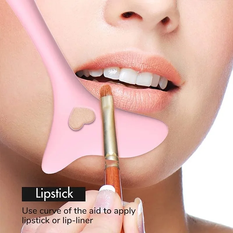 Silicone Mascara Eyeliner Lipstick Beauty Tool Mask Applicator Eyelash Shield Makeup Accessory