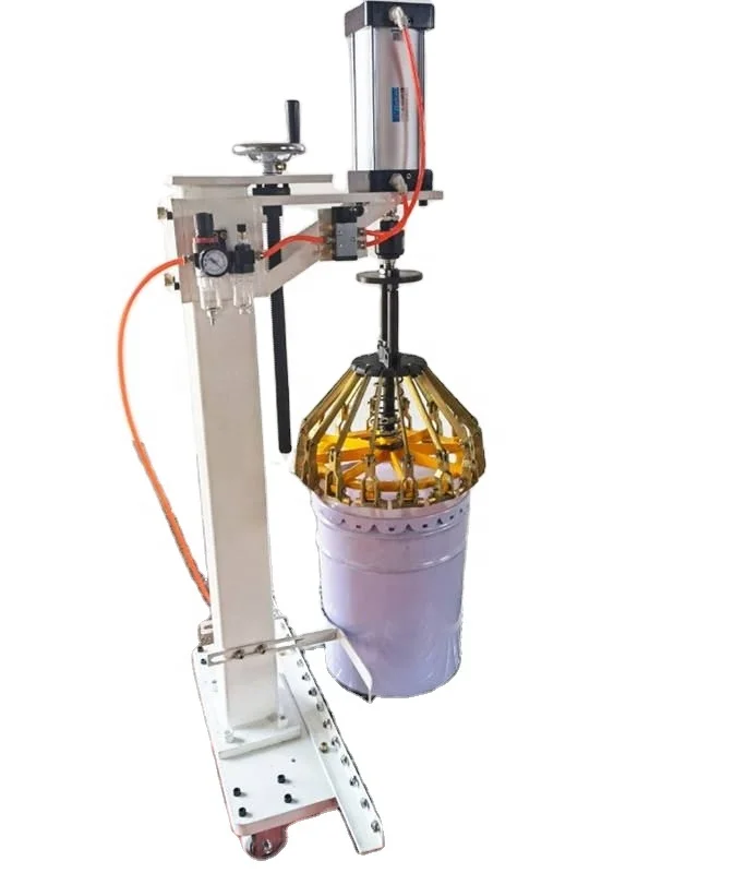 

-For Convenient Pneumatic Conveyor Machine for Sealing Barrel and Bucket Covers for Metal Cap and Bucket Sealing*