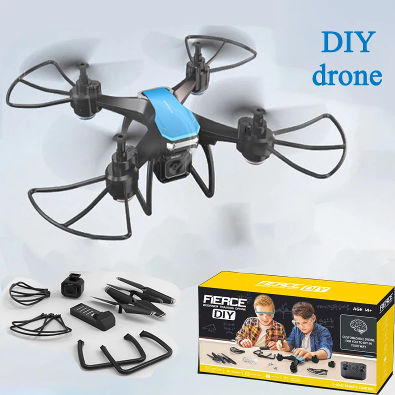 Oryginalny JJRC diy zdalnie sterowany quadcopter ręcznie robiony model montażu drona kreatywny prezent dla dzieci