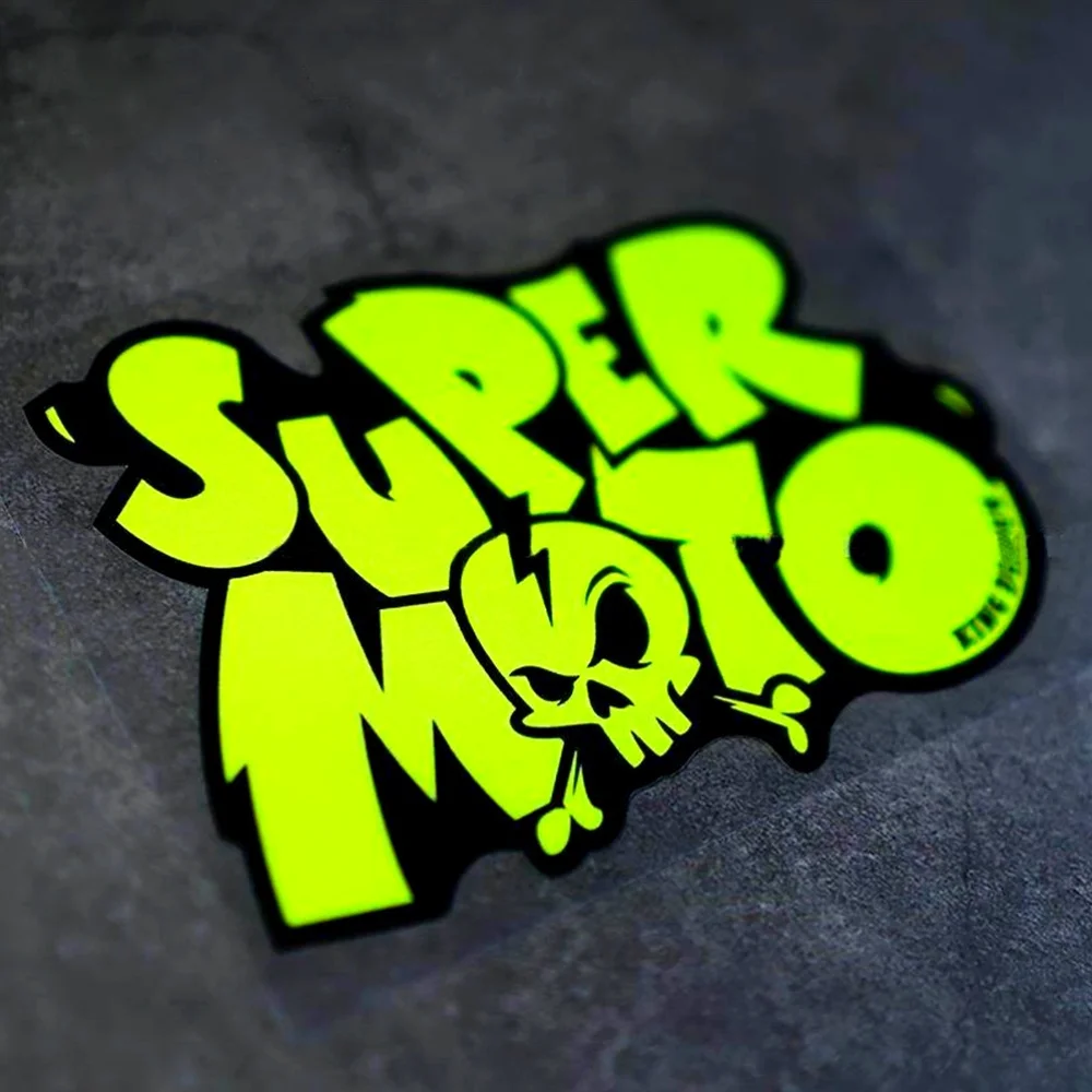 

Светоотражающие наклейки для мотоциклов SUPER MOTO, наклейки для мотоаксессуаров