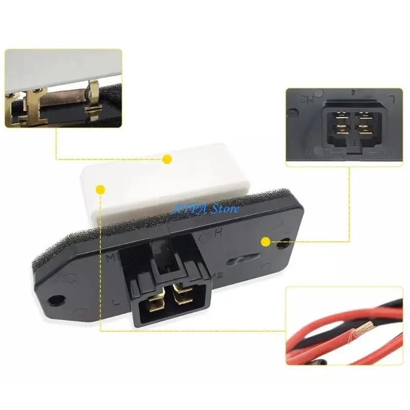 U13C Replacement Accessories 5012212AA 68004241AA 3A1049 HVAC Blower Resistance Heater Fan Speed Regulator Heater Module
