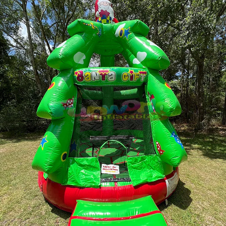 

Commercial Christmas Tree Bounce House Bouncer Outdoor Inflatable Jumping Castle Indoor Party Bouncy Castle for Kids Adult