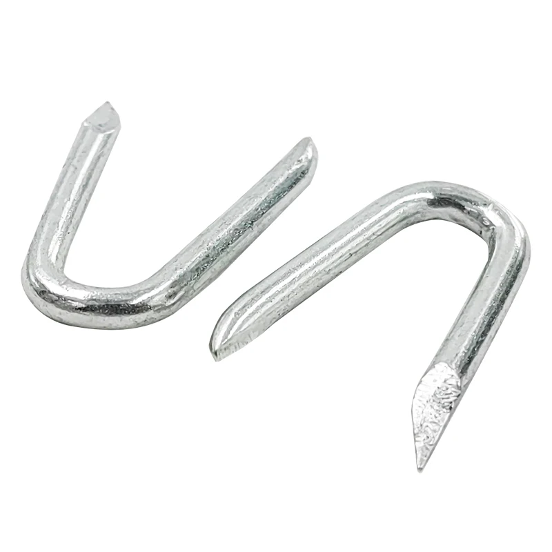 

High Quality Factory Supply 1 1/2 5/8 Inch U Type Insulated Nails U Shaped Nails Fence Nails