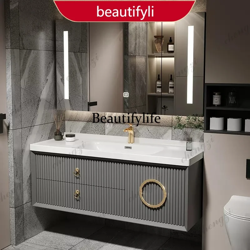 

01A Nordic Slim Organizer Bathroom Cabinet Large Classic Sink Storage Bathroom Cabinet Toilet Meuble Salle De Bain Home Furnitur