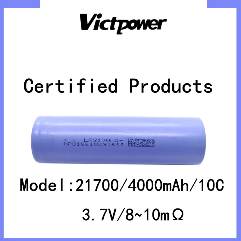 Wholesale Original 3.65V 3.7V 4000mAh 45A 10C Rechargeable Semi-solid State NCM 21700 Cylindrical Li-Ion Battery Cell Grade-A