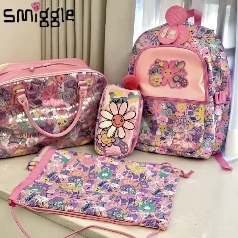 Genuine Australian Smiggle Schoolbag Children's Stationery Backpack Lunch Bag Pencil Case Wallet Water Cup Students Gifts